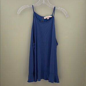 Blue Sleeveless Top